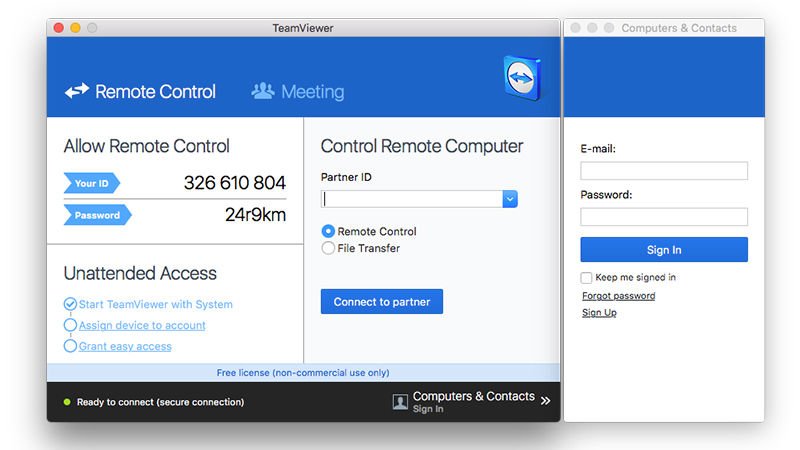 teamviewer quicksupport mac allow remote control